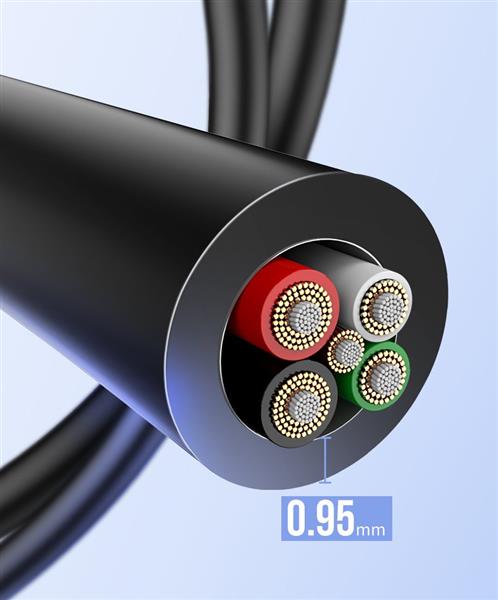 Ugreen kabel przewód USB - mini USB 480 Mbps 2 m czarny (US132 30472)-2170383
