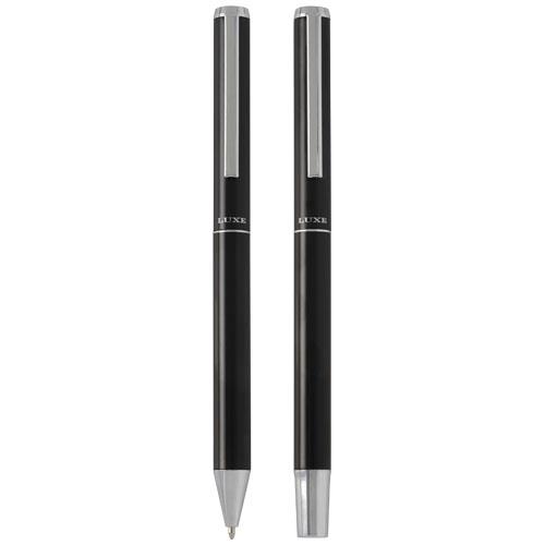 Lucetto zestaw upominkowy obejmujący długopis kulkowy z aluminium z recyklingu i pióro kulkowe-3090870
