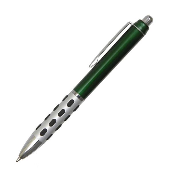 Długopis Partita, zielony/srebrny-544267