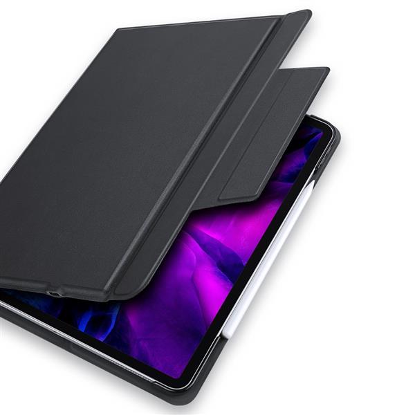 Dux Ducis Touchpad Keyboard Case etui na tablet bezprzewodowa klawiatura Bluetooth iPad Pro 12.9'' 2018 / 2020 / 2021 czarny-2601913