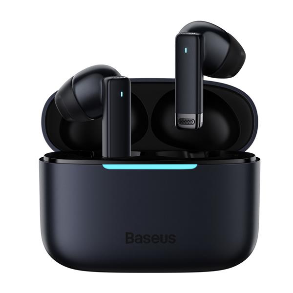 Baseus dokanałowe bezprzewodowe słuchawki TWS Bluetooth 5.3 czarne (Bowie E9)-2382290