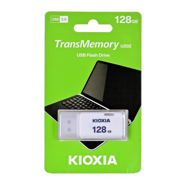 Kioxia pendrive 128GB USB 2.0 Hayabusa U202 biały-2107270