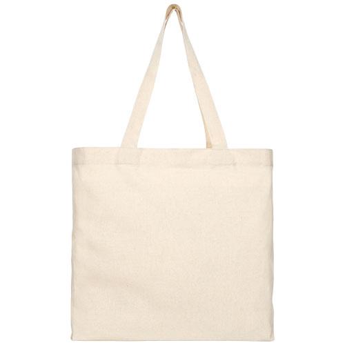 Pheebs poszerzana torba na zakupy z bawełny z recyclingu o gramaturze 210 g/m2-2333524