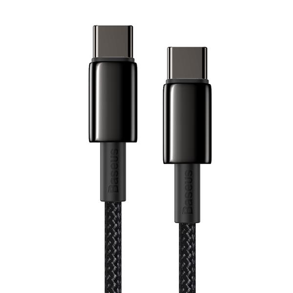 Baseus kabel Tungsten PD USB-C - USB-C 2,0 m czarny 100W-2090786