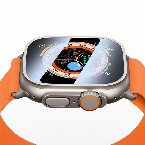 Baseus szkło hartowane do Apple Watch Ultra 49mm przezroczyste + zestaw czyszczący-2624701