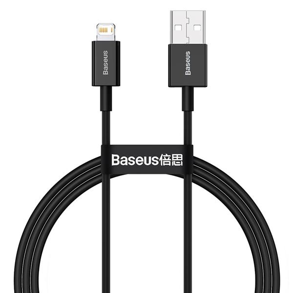 Baseus kabel Superior USB - Lightning 1,0 m 2,4A czarny-3016338