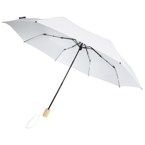 Składany wiatroodporny parasol 51 cm z PET z recyklingu Birgit-2334496