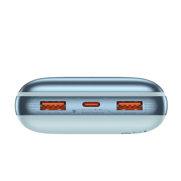 Powerbank Baseus Bipow Pro 20000mAh 22.5W niebieski z kablem USB Typu A - USB Typu C 3A 0.3m (PPBD040303)-2416483