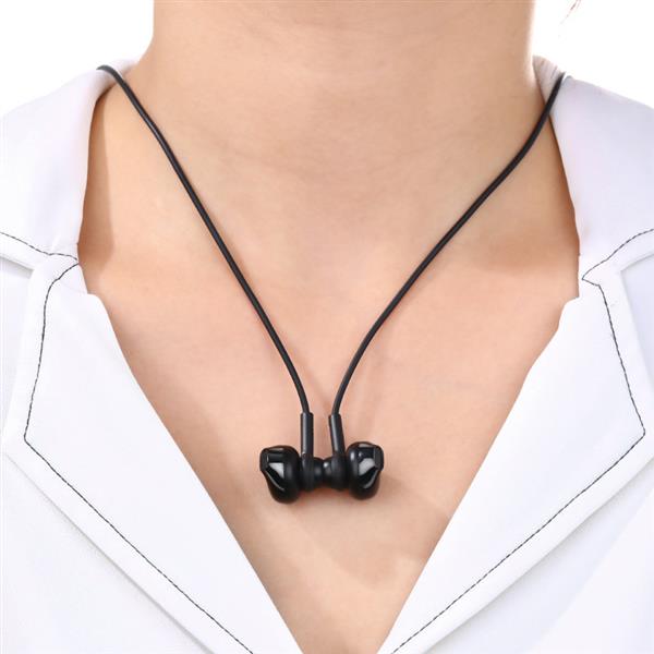 Joyroom bezprzewodowe słuchawki sportowe bluetooth neckband czarny (JR-D6)-2260042