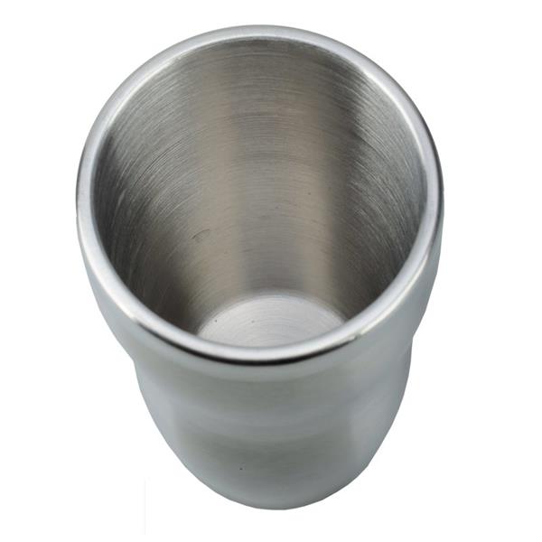 Kubek izotermiczny Sudbury 380 ml, srebrny/czarny-544904
