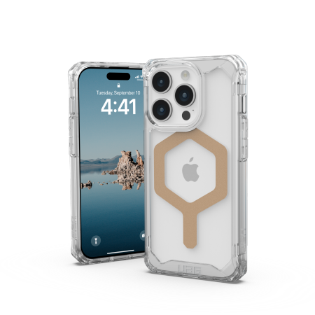 UAG Plyo Magsafe - obudowa ochronna do iPhone 15 Pro kompatybilna z MagSafe (ice-gold)-3142807