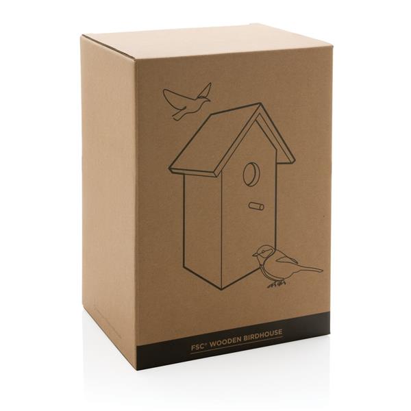 Drewniany domek dla ptaków-3040801