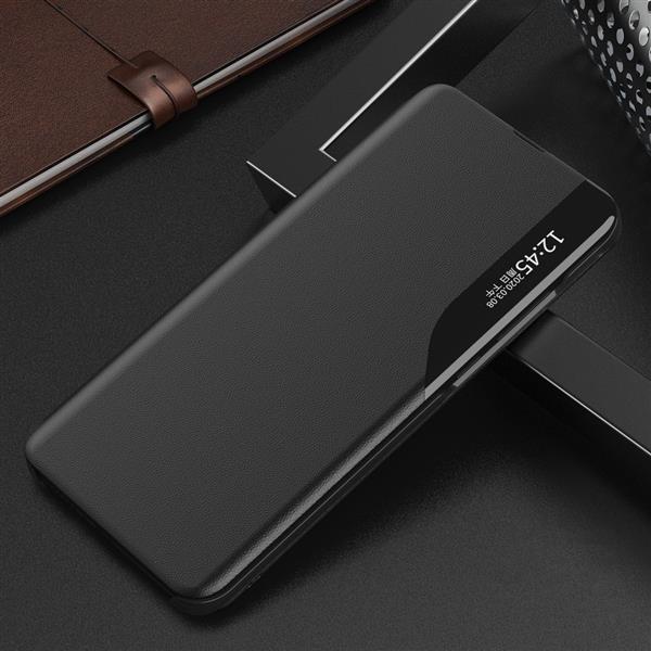 Eco Leather View Case elegancki futerał etui z klapką i funkcją podstawki Xiaomi Poco X3 NFC / Poco X3 Pro czarny-2176079