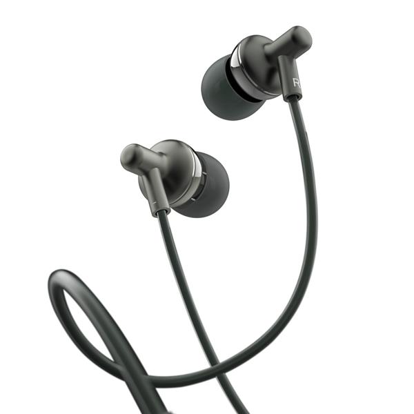 XO słuchawki przewodowe EP35 jack 3,5mm dokanałowe zielone-2074710