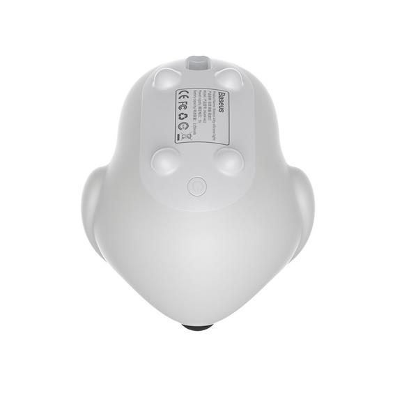 Baseus silikonowa nocna lampka LED dla dzieci 3 tryby świecenia piesek biały (DGAM-B02)-2152551