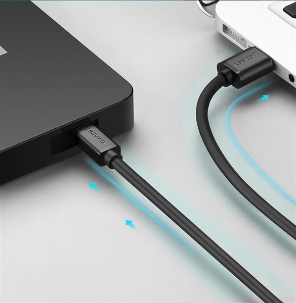 Ugreen kabel przewód USB - mini USB 480 Mbps 1,5 m czarny (US132 10385)-2169866