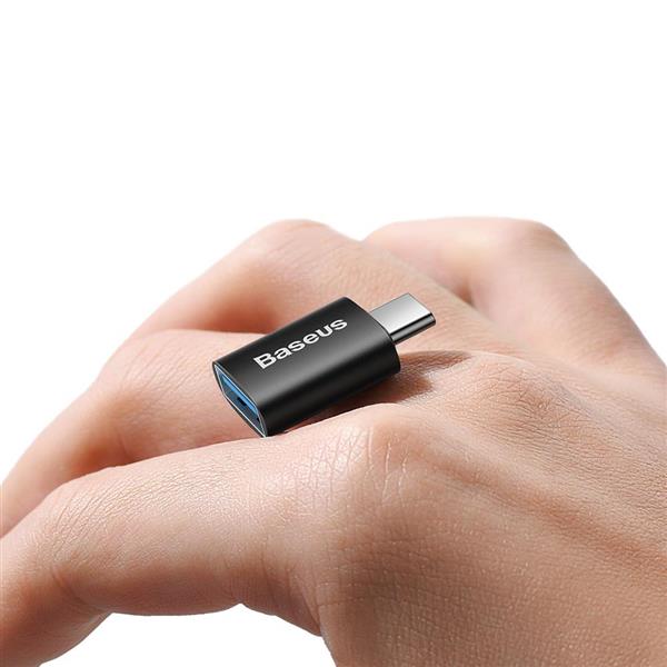 Baseus adapter Ingeniuity USB-C do USB-A 3.1 czarny OTG-3006976