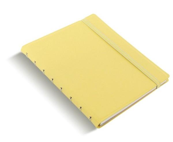 Notebook fILOFAX CLASSIC Pastels A5 blok w linie, pastolowy żółty-3039837