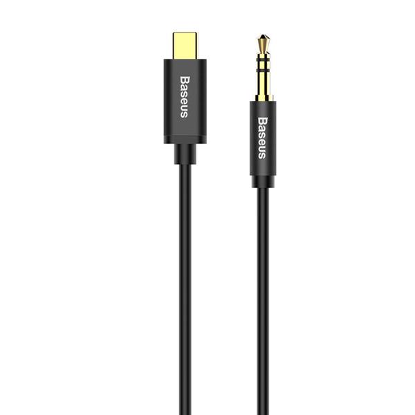 Baseus kabel audio Yiven M01 USB-C - jack 3,5 mm 1,2 m czarny-2080520