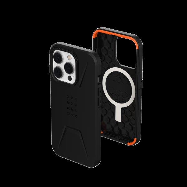 UAG Civilian - obudowa ochronna do iPhone 14 Pro Max kompatybilna z MagSafe (black)-3131806