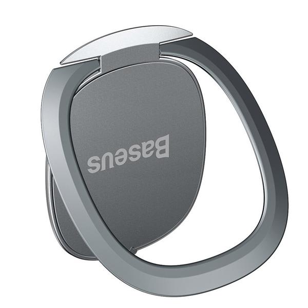 Baseus ultracienki samoprzylepny uchwyt ring podstawka do telefonu srebrny (SUYB-0S)-2156419