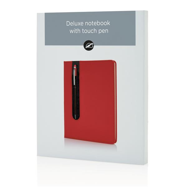 Notatnik A5, długopis, touch pen Deluxe-501689