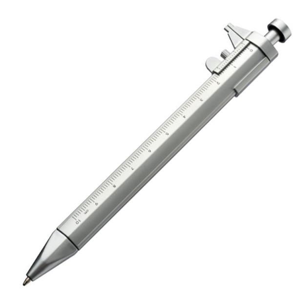 Długopis plastikowy z suwmiarką PRESCOT-1925420