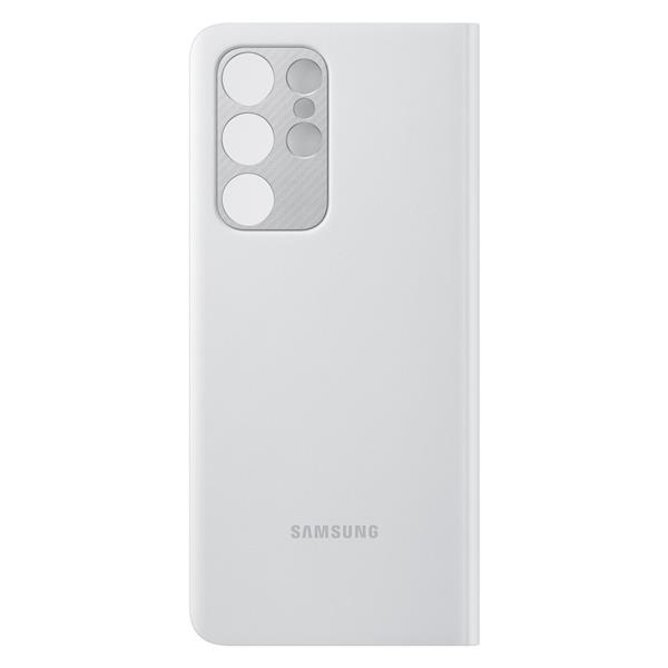 Samsung Smart Clear View Standing Cover futerał antybakteryjne etui z inteligentną klapką Samsung Galaxy S21 Ultra 5G szary (EF-ZG998CJEGEE)-2186073
