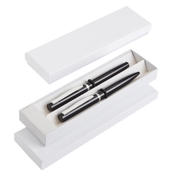 Zestaw piśmienny metalowy długopis i pióro kulkowe-1916448