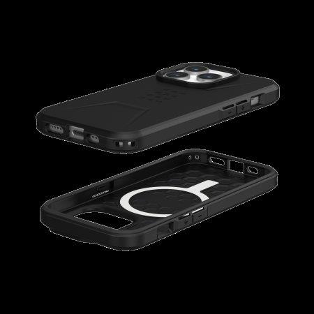 UAG Civilian Magsafe - obudowa ochronna do iPhone 15 Pro (black)-3140959