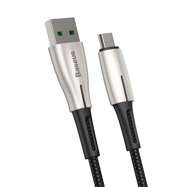 Baseus kabel Waterdrop USB - microUSB 1,0 m 4A czarny-2113784