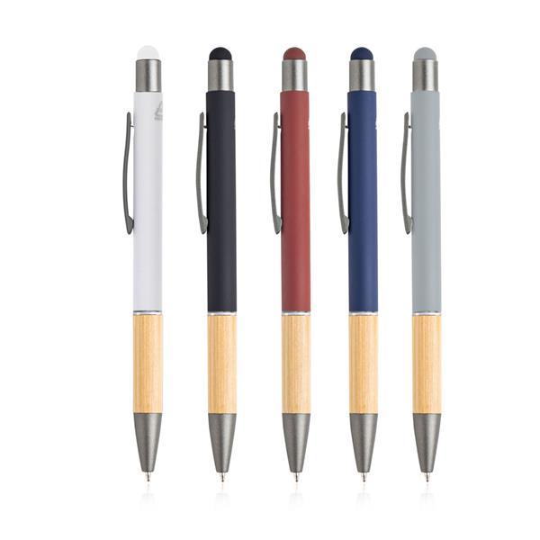 Aluminiowy długopis z recyklingu z funkcją touch-2984298
