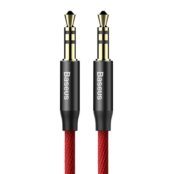 Baseus kabel audio Yiven M30 jack 3,5 mm - jack 3,5 mm 1,5 m czerwono-czarny-2112287