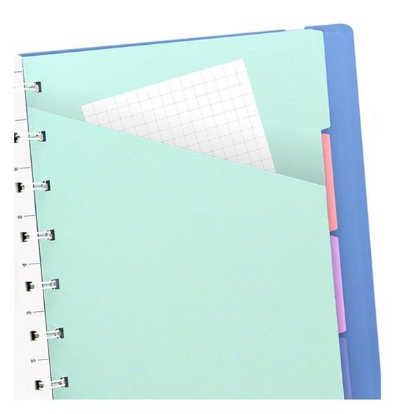 Notebook fILOFAX CLASSIC Pastels A5 blok w linie, pastelowy niebieski-3039825