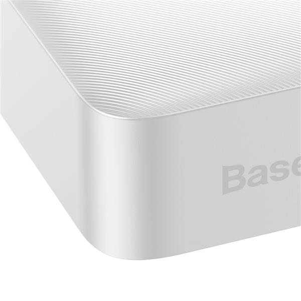 Baseus Bipow powerbank z szybkim ładowaniem 20000mAh 15W biały (Overseas Edition) + kabel USB-A - Micro USB 0.25m biały (PPBD050102)-2428213