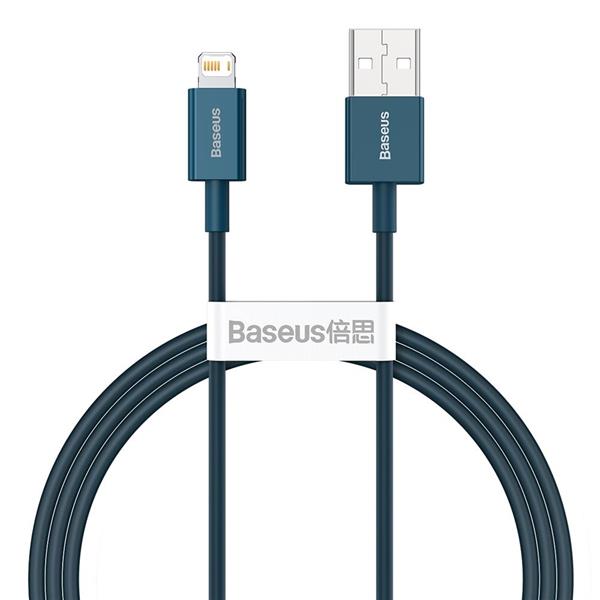 Baseus kabel Superior USB - Lightning 1,0 m 2,4A niebieski-3029694