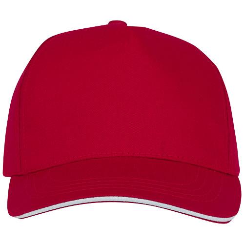 rozowy, 5-panelowa czapka CETO-2327431