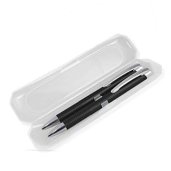 Zestaw: plastikowy długopis i ołówek mechaniczny-1916426