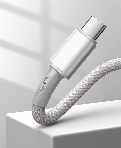 Baseus kabel USB Typ C - USB Typ C szybkie ładowanie Power Delivery Quick Charge 100 W 5 A 2 m biały (CATGD-A02)-2171191