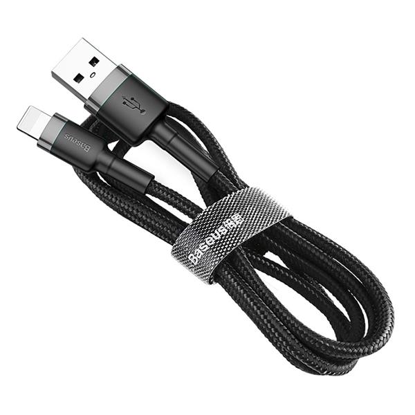 Baseus kabel Cafule USB - Lightning 0,5 m 2,4A szaro-czarny-2055333