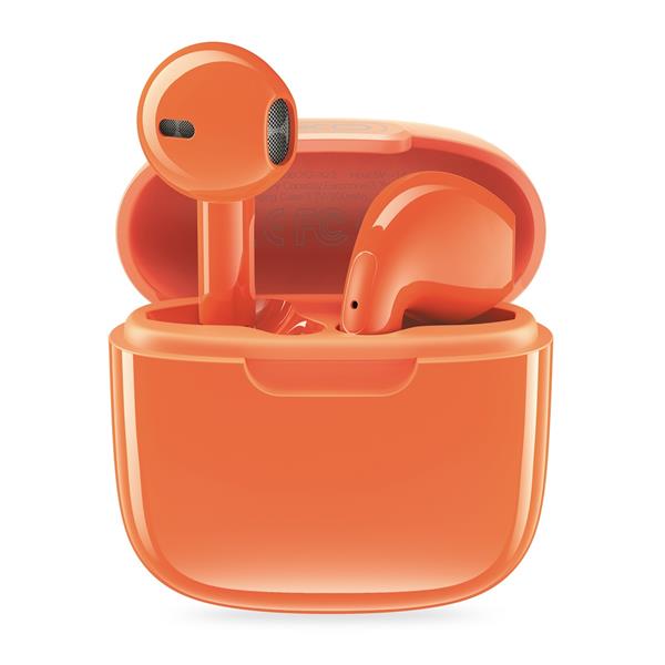 XO słuchawki Bluetooth X23 TWS pomarańczowe-3050358