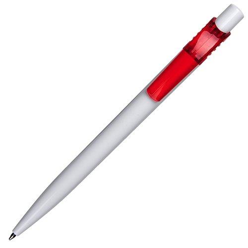 Długopis Easy, czerwony/biały-544553