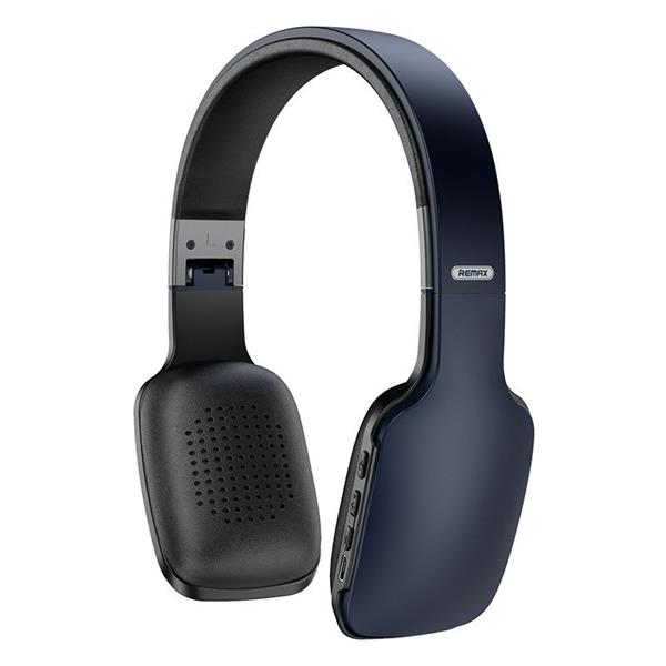 Remax bezprzewodowe nauszne słuchawki Bluetooth 5.0 300 mAh czarno-szary-2158119