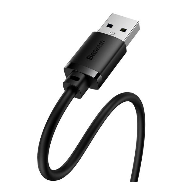 Przedłużacz kabel USB 2.0 0.5m Baseus AirJoy Series - czarny-3118556