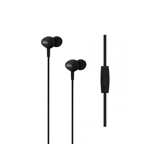XO słuchawki przewodowe S6 jack 3,5mm dokanałowe czarne-2063313