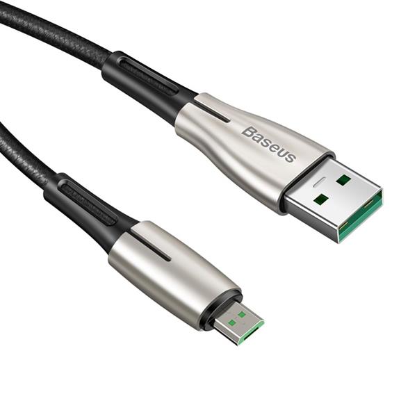 Baseus kabel Waterdrop USB - microUSB 1,0 m 4A czarny-2113783