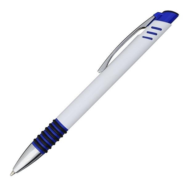 Długopis Joy, niebieski/biały-2549864