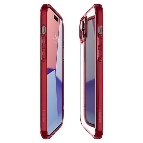 Spigen Ultra Hybrid, red crystal - iPhone 15 Plus-3139811
