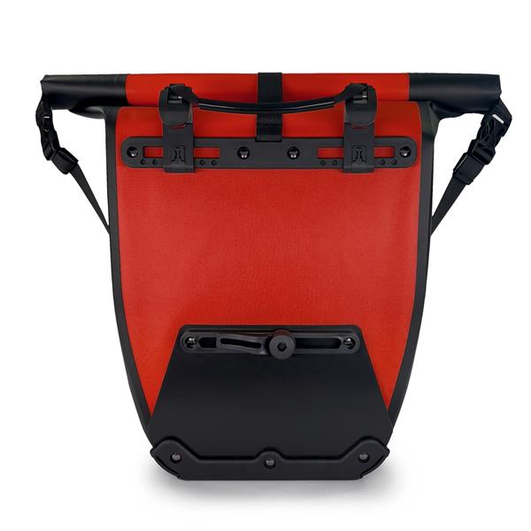 Wozinsky wodoodporna torba rowerowa sakwa na bagażnik 25l czerwony (WBB24RE)-2260817