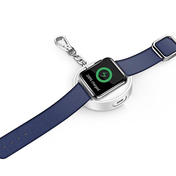 Choetech ładowarka bezprzewodowa Qi powerbank MFI do Apple Watch z akumulatorem 900mAh biały (T313)-2218565